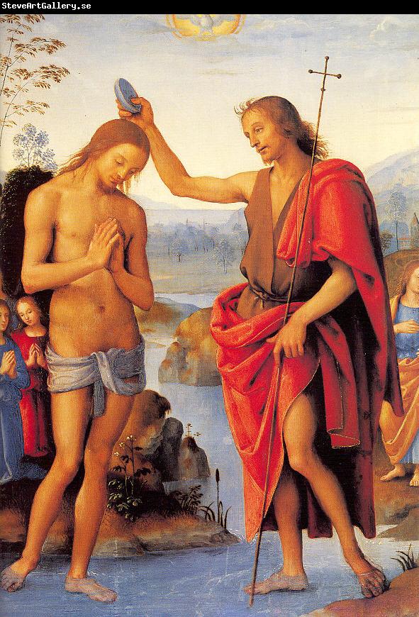 PERUGINO, Pietro The Baptism of Christ